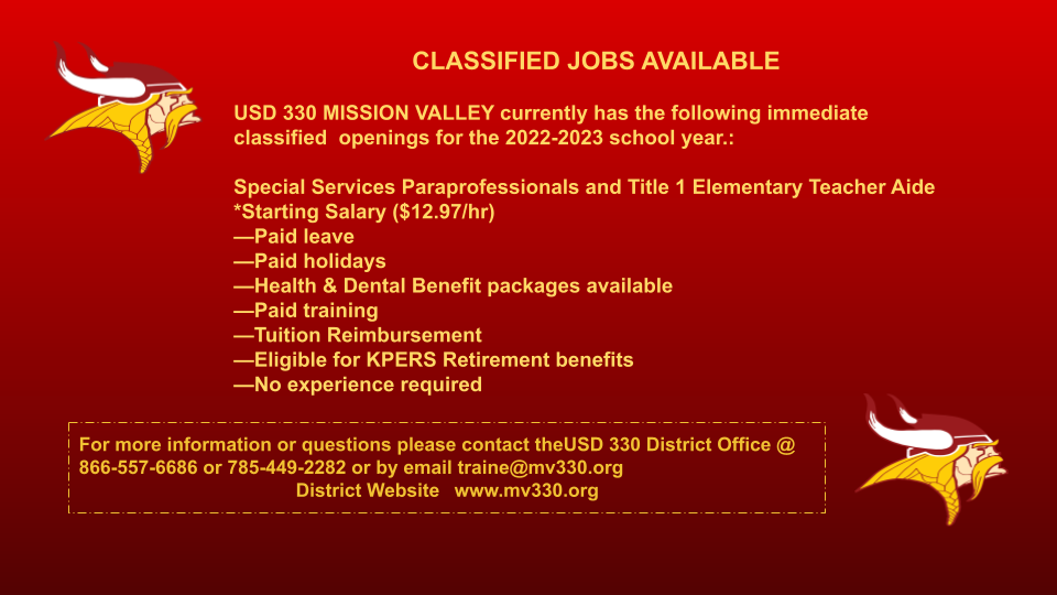 Classified Positions